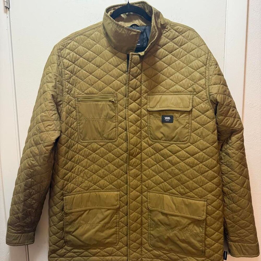 Vans Men's Khaki and Green Jacket